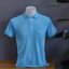 EG POLO เสื้อโปโล เสื้อคอปก เสื้อสำเร็จรูป ยูนิฟอร์ม สีฟ้าใสขลิบฟ้าเข้ม
