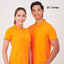 BCS SMART POLO เสื้อโปโล เสื้อคอปก เสื้อทีม ยูนิฟอร์ม สีส้ม ทรงชาย-หญิง ไม่เป็นขุ่ย100%