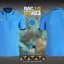 REAL UNITED POLO SPORT RAC10 เสื้อโปโลสปอร์ต เสื้อคอปก สีฟ้า