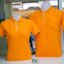 PL เสื้อโปโล เสื้อคอปก เสื้อสำเร็จรูป เสื้อทีม ยูนิฟอร์ม สีส้ม ขลิบปกเล็ก