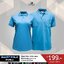 BCS SMART POLO เสื้อโปโล เสื้อคอปก เสื้อทีม ยูนิฟอร์ม สีฟ้า ทรงชาย-หญิง ไม่เป็นขุ่ย100%