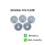 DEASEAL POLYCARB 26mm 10-126 GREY WEATHER LOCK สำหรับแผ่นโพลีคาร์บอเนต