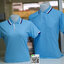 PLEN POLO เสื้อโปโล เสื้อคอปก เสื้อยูนิฟอร์ม ฟ้าขลิบปกน้ำเงินขาว