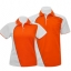 MN เสื้อโปโล ส้ม-สไลท์4 เนื้อผ้า TC Cotton ทรงสปอร์ตทั้งชายหญิง