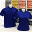 PLG POLO เสื้อโปโล เสื้อคอกปก เสื้อยูนิฟอร์ม สีน้ำเงินขลิบฟ้า คลูบารานส์