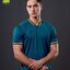 PEGAN 10-25046 SIRIUS เสื้อกีฬา เสื้อฟุตบอล เสื้อกีฬาคอซก สีเขียวมิดไนท์