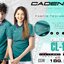 เสื้อโปโลสปอร์ต CADANZA CL-14 GSW สีเขียวหยก