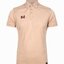 Warrix Vaffle Polo Shirt รหัส WA-222PLACL34 เสื้อโปโล วอริกซ์ แขนสั่น สีกากี KK