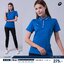 PEGAN POLO SPORT เสื้อโปโล โปโลสปอร์ต MICRO ROBUST รหัส 16-22057-58 สีฟ้าเข้ม ทรงชาย-หญิง