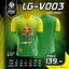 LUGUST SPORT เสื้อกีฬาพิมพ์ลาย เสื้อกีฬา แขนสั่น REDBULL LG V003 LG V003 เขียวเหลือง