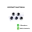 หมวกยาง EPDM DEKFAST MULTISEAL 19mm. GAL 14G BLACK สำหรับแผ่นหลังคา