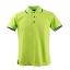 HBP POLO เสื้อโปโล เสื้อคอปก ทรงชาย-หญิง สีเขียวตองขลิบดำ