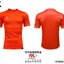 VA1903-ON เสื้อกีฬาคอจีน สีส้ม รุ่น Dragora