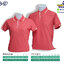ET POLO เสื้อโปโล เสื้อคอปก เสื้อยูนิฟอร์ม สีชมพูโอรสขลิบขาว