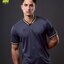 PEGAN 10-25046 SIRIUS เสื้อกีฬา เสื้อฟุตบอล เสื้อกีฬาคอซก สีเทา