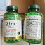 Nature's Bounty Zinc 50mg. อาหารเสริมสังกะสี