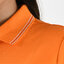 PLEN POLO เสื้อโปโล เสื้อคอปก เสื้อยูนิฟอร์ม ส้มขลิบปกเล็ก