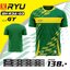 RYU H3 SPORT SH-R3A-03 เสื้อกีฬา เสื้อกีฬาพิมพ์ลาย สีเขียว