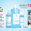 เจลแอลกอฮอล์ 75% ขนาด 250 - 5000 ml มาตราฐานทางการแพทย์