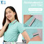 POLOEN เสื้อสำเร็จรูป เสื้อคอปก เสื้อโปโล สีเขียวมิ้น ขลิบปกดำเทา