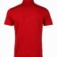 WARRIX (วอริกซ์) Pique POLO ลิขสิทธิ์แท้ 100% เสื้อโปโลสปอร์ต สีแดง