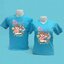 T-Shirt เสื้อยืดคอกลม เสื้อสีฟ้า เสื้อวันแม่ เสื้อรักแม่ แบบสกรีน 01