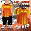 เสื้อกีฬาเด็ก ชุดกีฬาเด็ก เสื้อเด็ก LUGEST LG-J001 สีส้ม