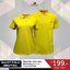 BCS SMART POLO เสื้อโปโล เสื้อคอปก เสื้อทีม ยูนิฟอร์ม สีเหลือง ทรงชาย-หญิง ไม่เป็นขุ่ย100%