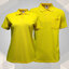 BCS SMART POLO เสื้อโปโล เสื้อคอปก เสื้อทีม ยูนิฟอร์ม สีเหลือง ทรงชาย-หญิง ไม่เป็นขุ่ย100%