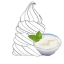 ผงไอศกรีมซอฟต์เสิร์ฟ soft serve สูตรพรีเมี่ยมสำเร็จรูป รสโยเกิร์ต