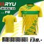 RYU H3SPORT SH-R3A-03 เสื้อกีฬา เสื้อกีฬาพิมพ์ลาย สีเหลือง
