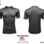 VA1903-EN เสื้อกีฬาคอจีน สีเทาเข้มขลิบทอง รุ่น DRAGORA