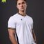 PEGAN 10-25046 SIRIUS เสื้อกีฬา เสื้อฟุตบอล เสื้อกีฬาคอซก สีขาว