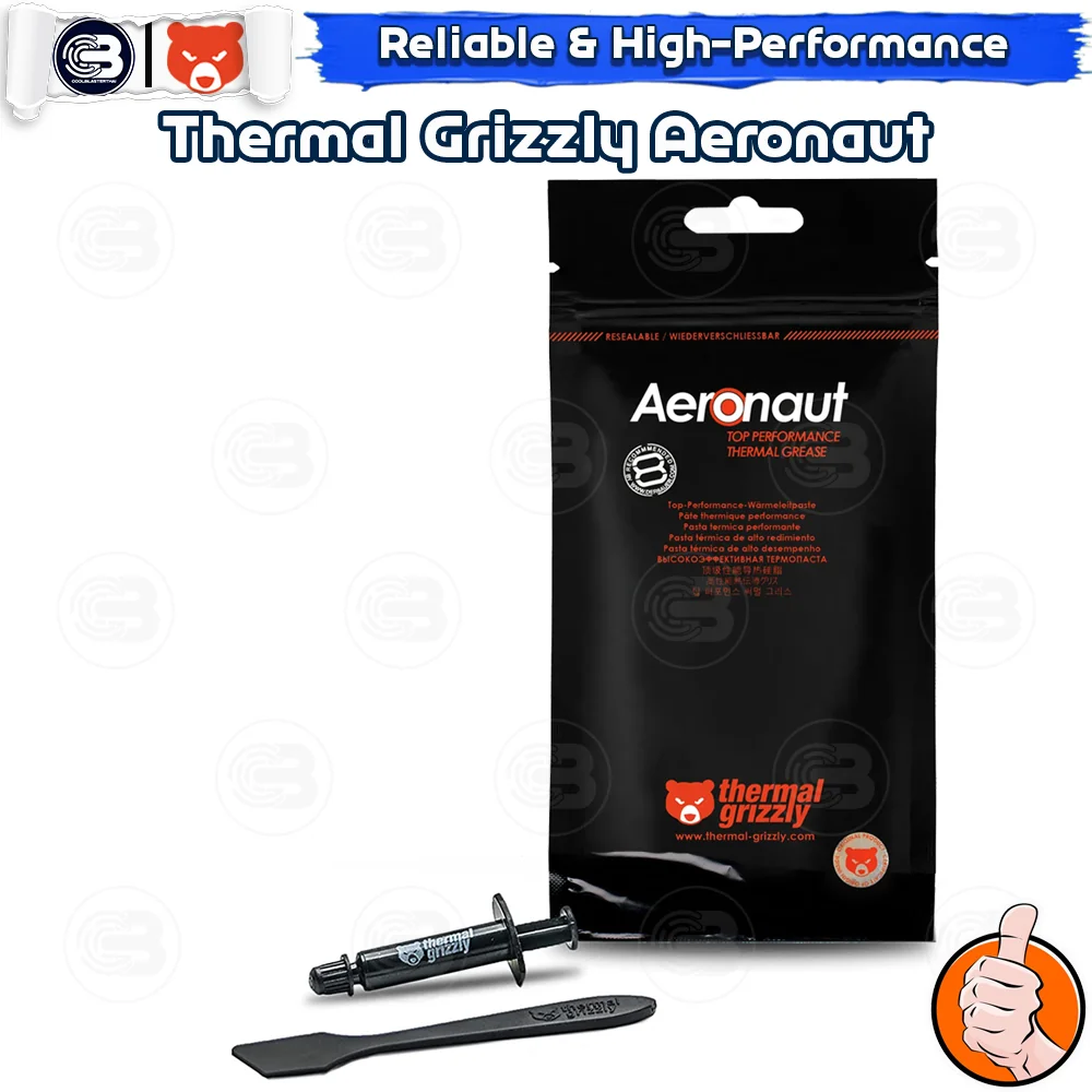 [CoolBlasterThai] THERMAL GRIZZLY AERONAUT 1g.Thermal compound (ซิลิโคนนำความร้อน)