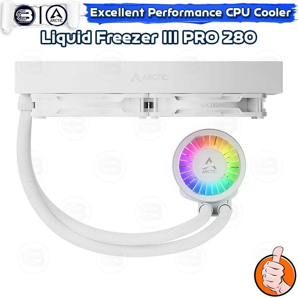 [CoolBlasterThai] ARCTIC LIQUID FREEZER III PRO 280 A-RGB White (All-In-One CPU Water Cooler) (LGA1851/1700/AM5/AM4)