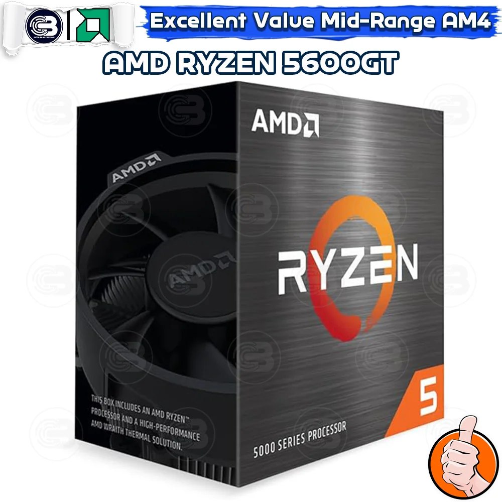 [CoolBlasterThai] CPU AMD RYZEN 5 5600GT 6 CORE/12 THREAD (SOCKET AM4)
