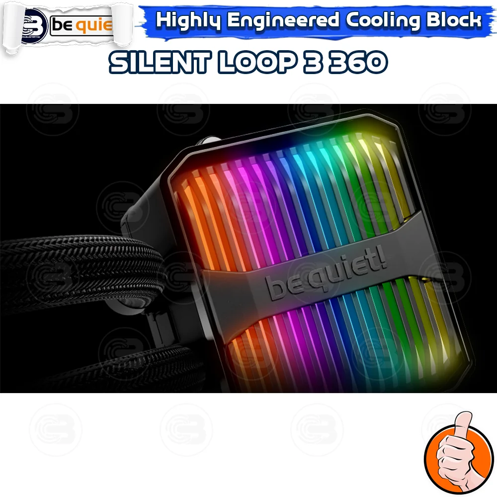 [CoolBlasterThai] Be Quiet Silent Loop 3 360 AIO Water Cooling CPU Cooler (AM5/LGA1851 Ready) (BW025) ประกัน 3 ปี