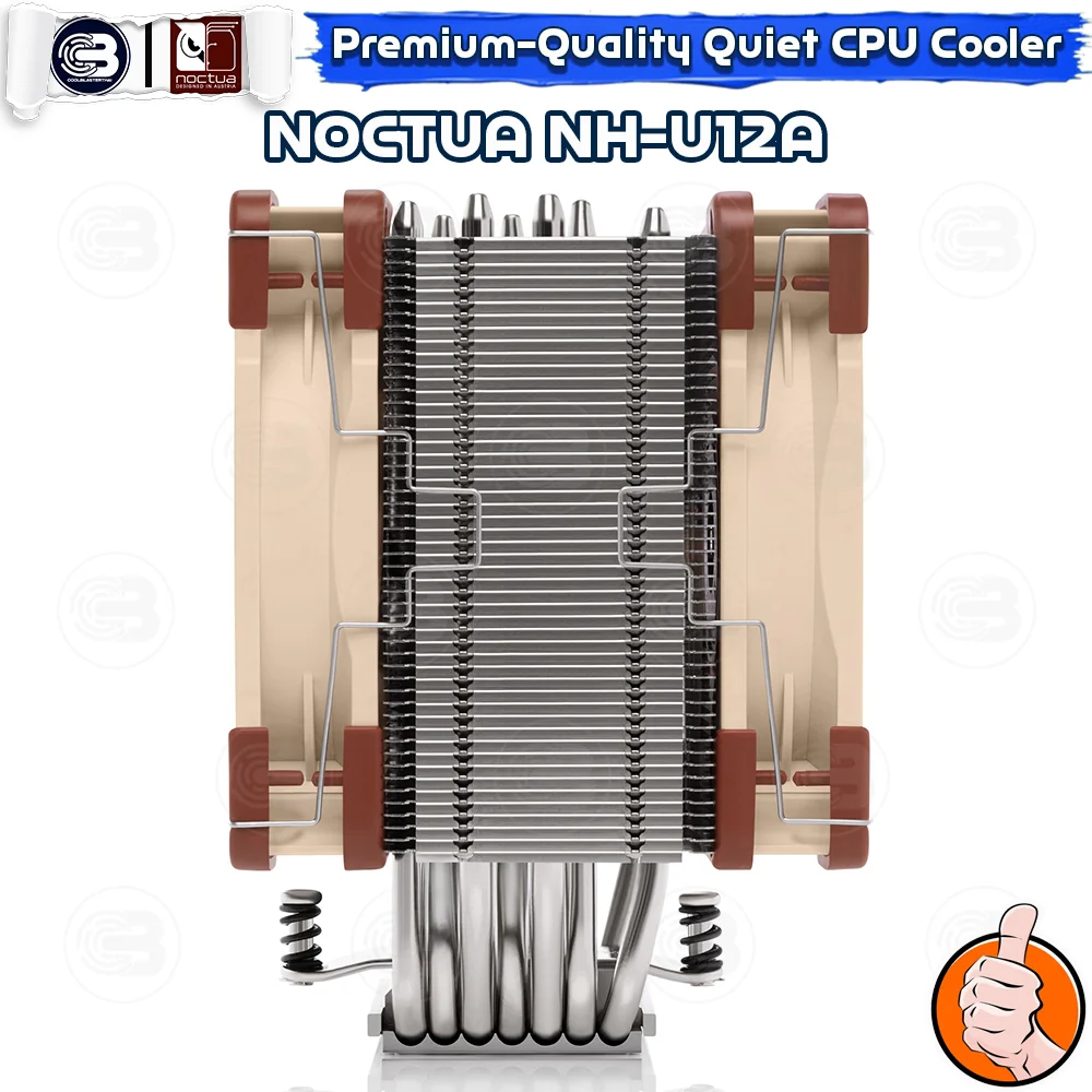 [CoolBlasterThai] NOCTUA NH-U12A Heat Sink CPU Cooler (AM5/LGA1700 Ready) ประกัน 6 ปี