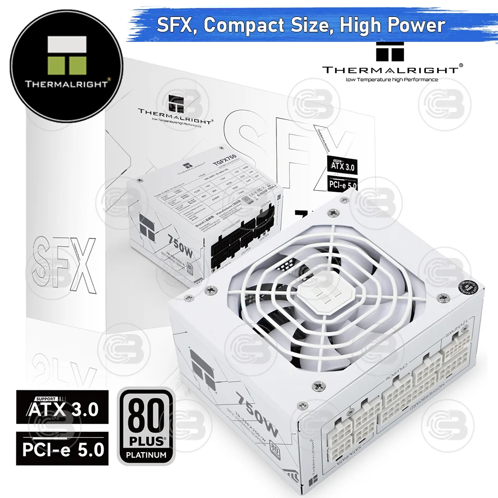 [CoolBlasterThai] Thermalright SFX Power Supply 750W 80 Plus Platinum Embossed Full Modular (TPFX750-W)