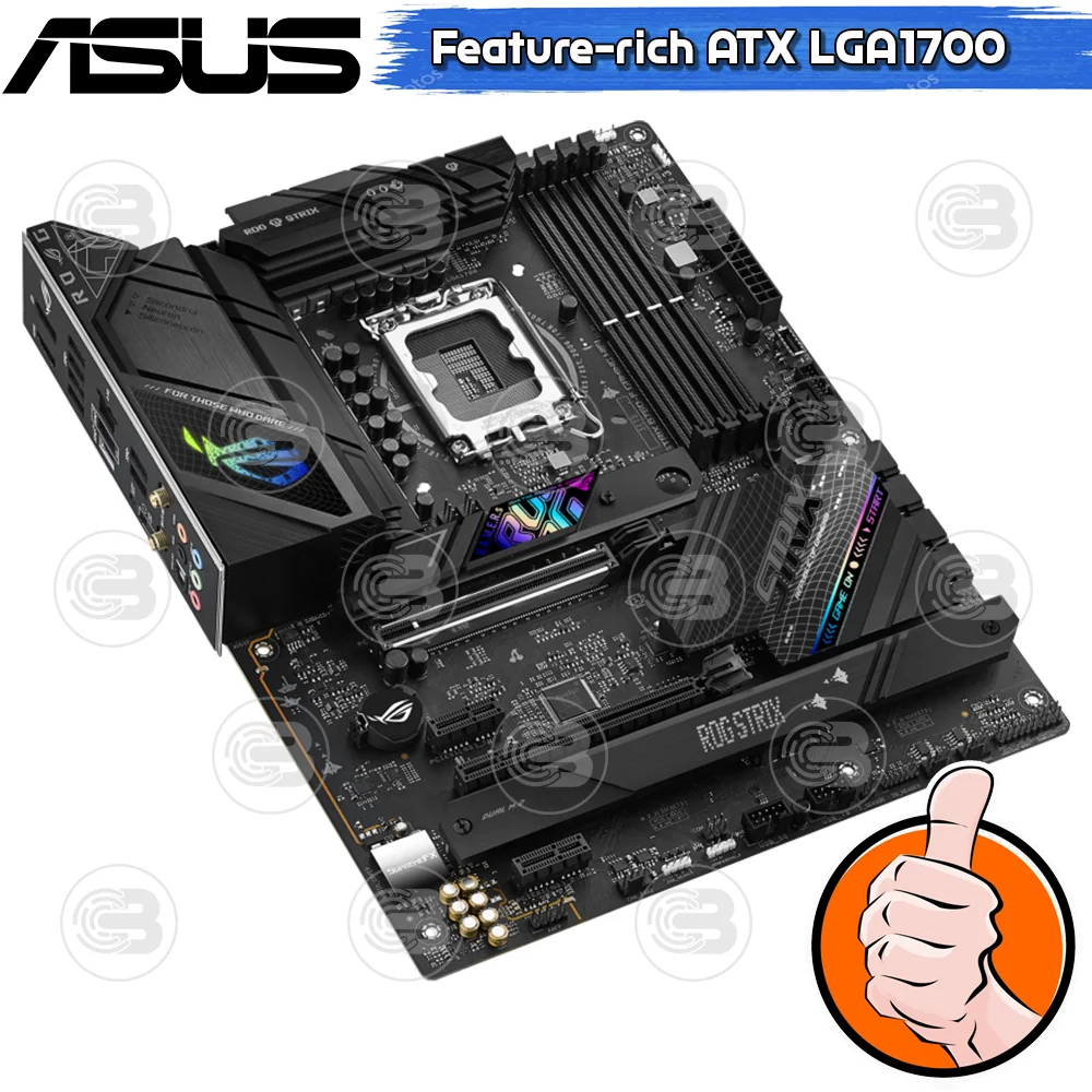 [CoolBlasterThai] ASUS MAINBOARD ROG STRIX B760-F GAMING WIFI SOCKET LGA1700 DDR5 M-ATX ประกัน 3 ปี