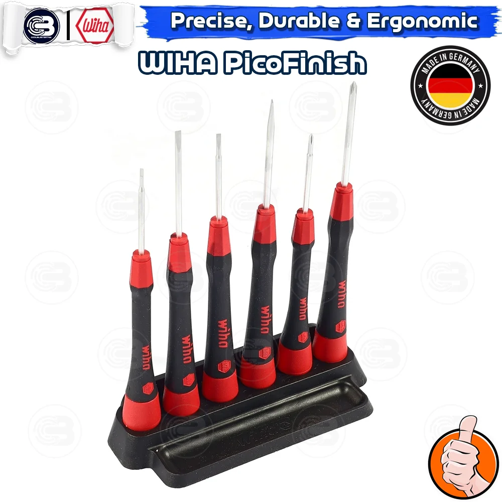 [CoolBlasterThai] WIHA PICOFINISH Fine Screwdriver Set 7PCS With Holder