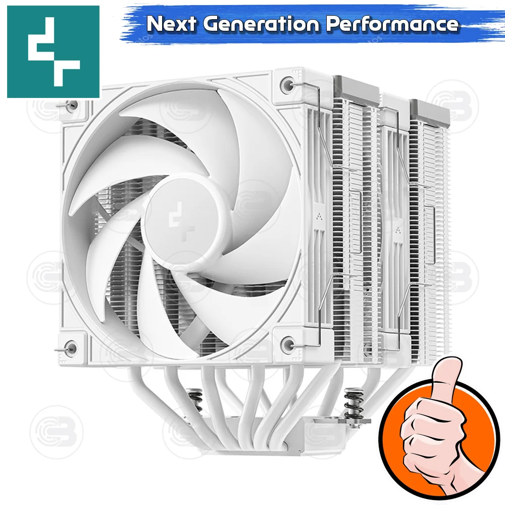[CoolBlasterThai] DeepCool AK620 G2 WH Dual Tower CPU Cooler (LGA1851/AM5 Ready)