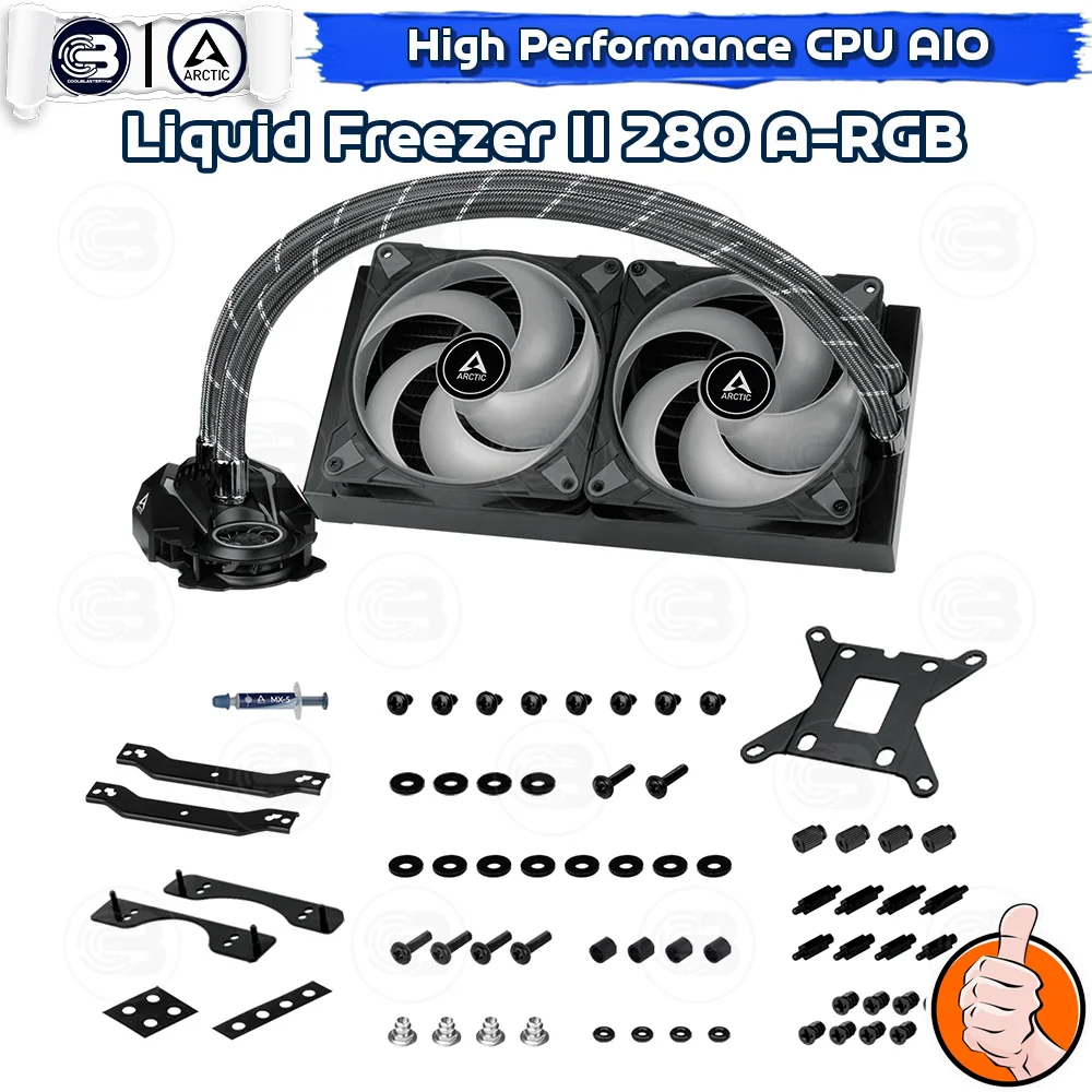[CoolBlasterThai] ARCTIC LIQUID FREEZER II 280 A-RGB All-In-One CPU Water Cooler (LGA1851/AM5 Ready)