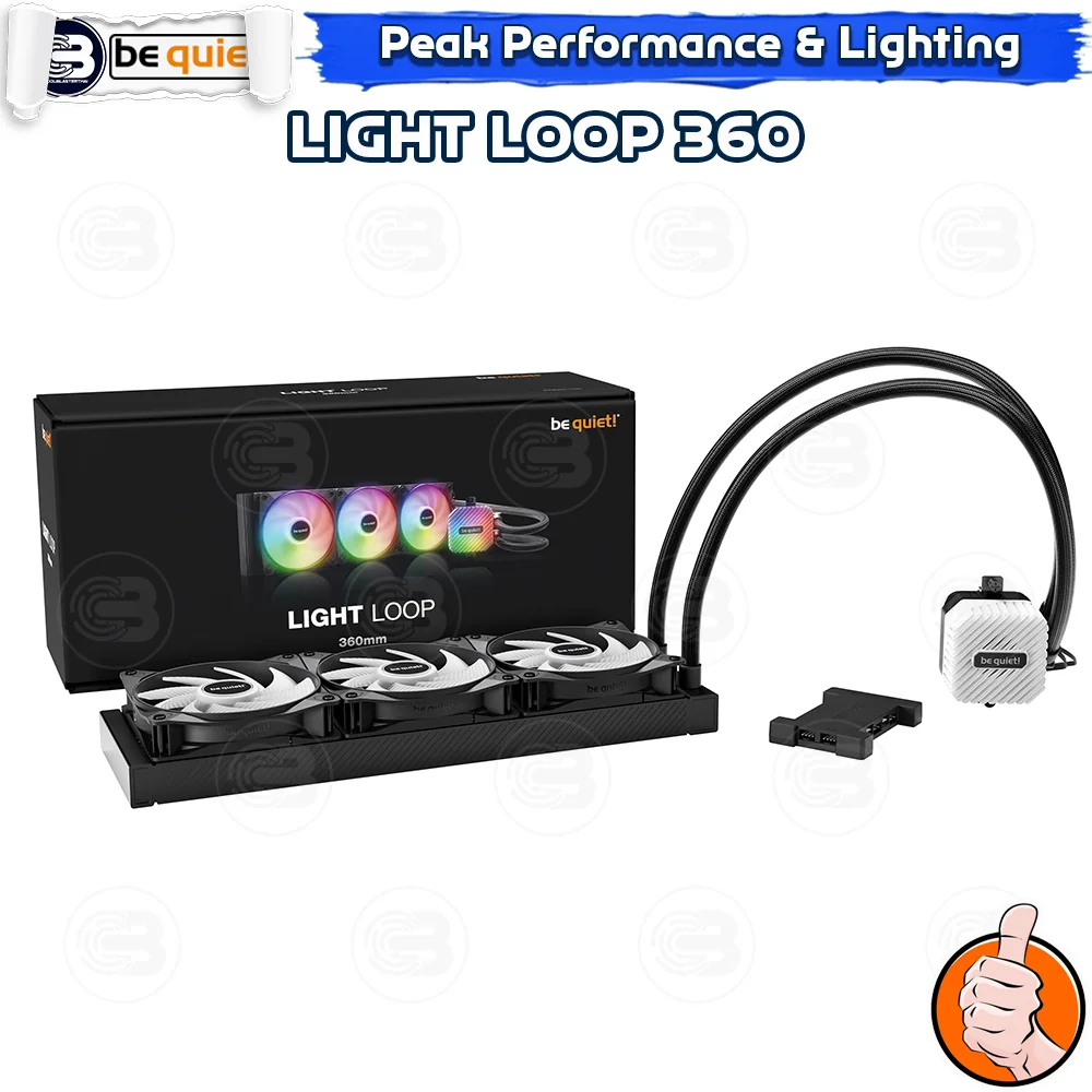 [CoolBlasterThai] Be Quiet Light Loop 360 AIO Water Cooling CPU Cooler (AM5/LGA1851 Ready) (BW022) ประกัน 3 ปี
