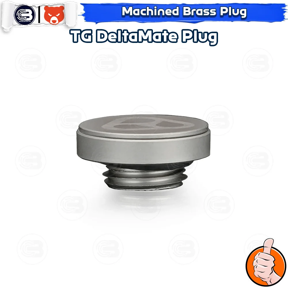 [CoolBlasterThai] THERMAL GRIZZLY DELTAMATE PLUG Matt Nickel Machined Brass