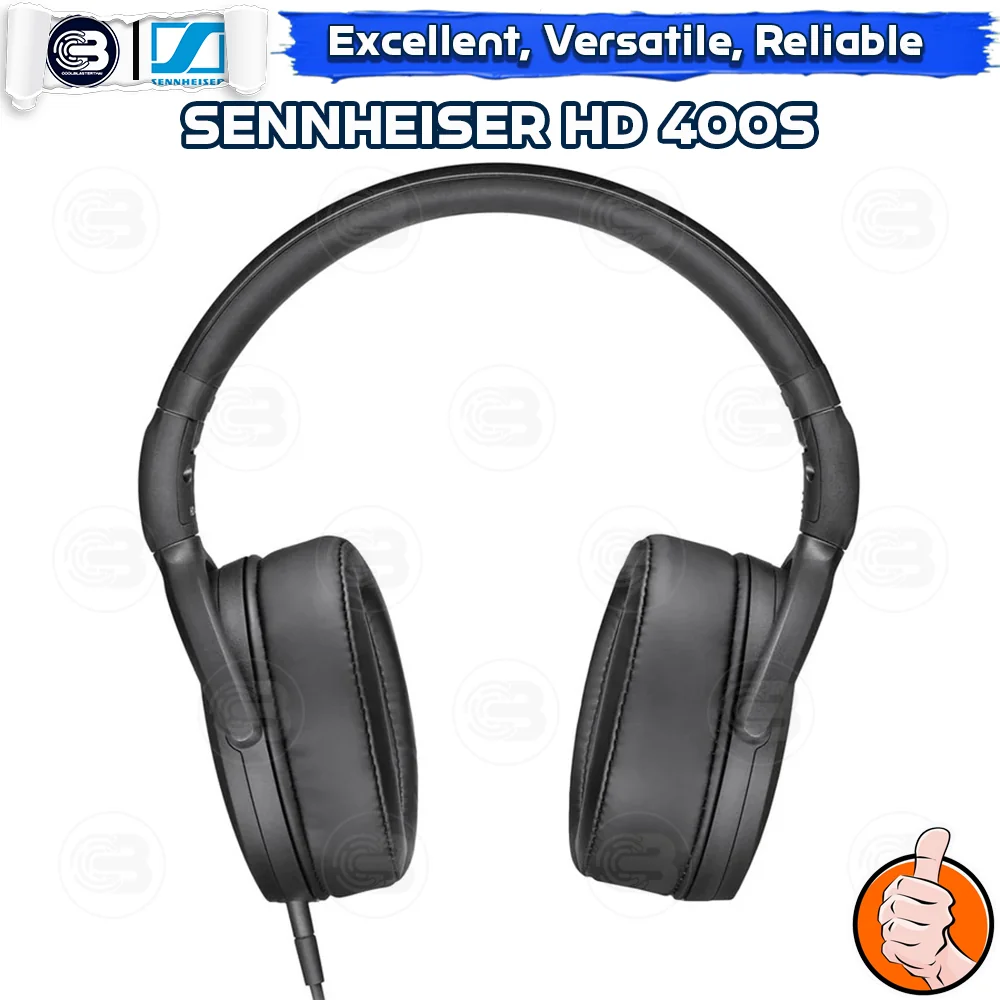 [CoolBlasterThai] SENNHEISER Headphone HD 400S Over-Ear Wired Excellent Sound Quality (1Y)