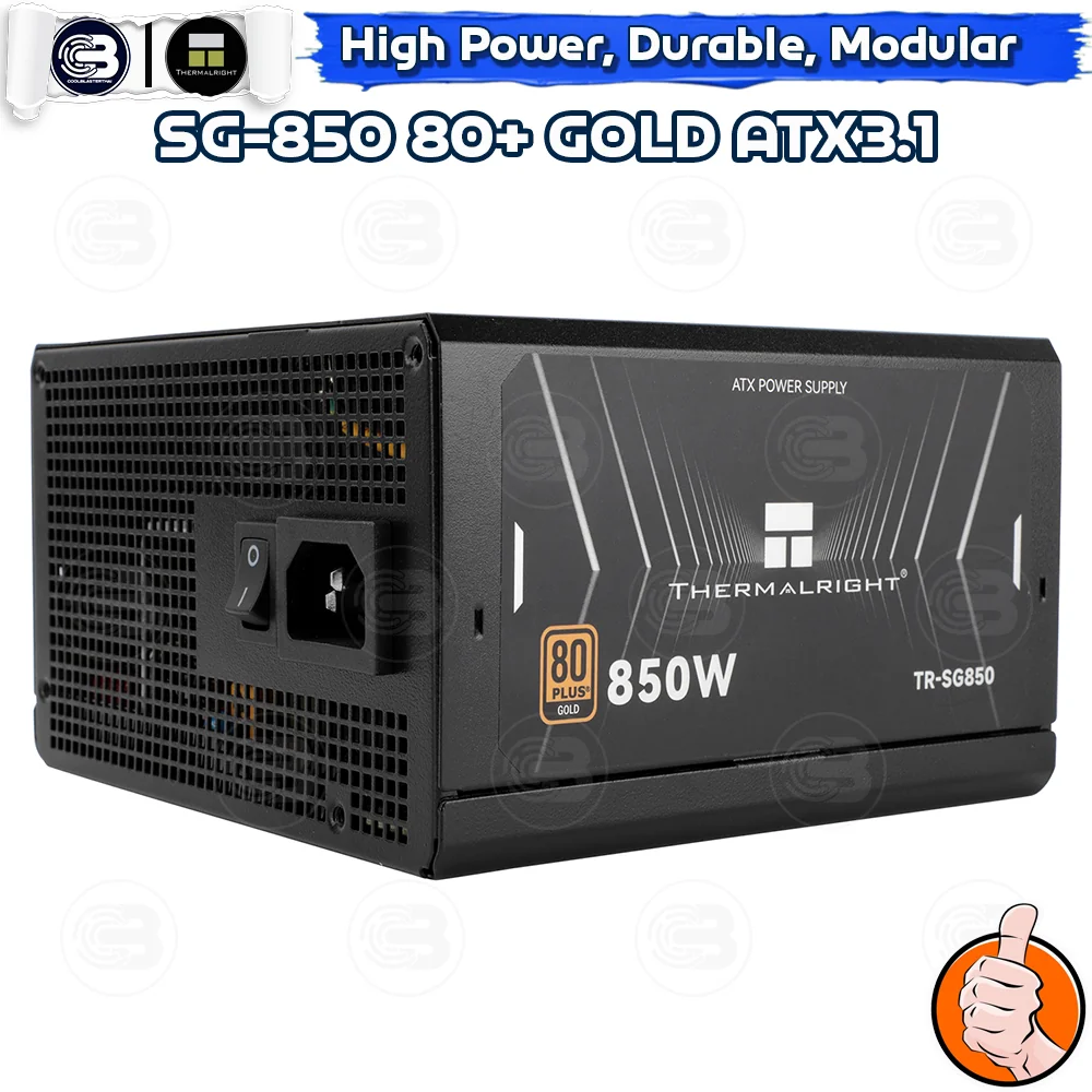 [CoolBlasterThai] Thermalright Power Supply 850W 80 Plus Gold Full Modular (SG850) ประกัน 5 ปี