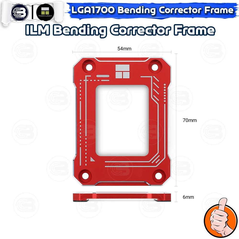 [CoolBlasterThai] Thermalright LGA1700 BCF Bending Corrector Frame Red (intel Gen.12/13/14) (เฟรม)