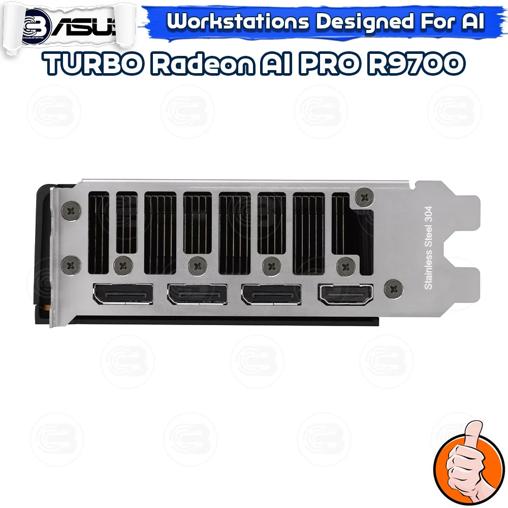 [CoolBlasterThai] ASUS TURBO Radeon AI PRO R9700 32GB GDDR6 (3Y-ARC)