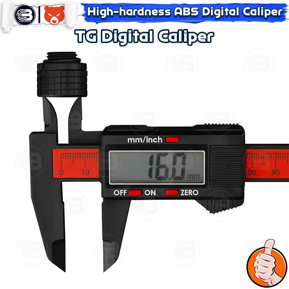 [CoolBlasterThai] THERMAL GRIZZLY DIGITAL CALIPER High-hardness ABS(150 mm/6 Inches)